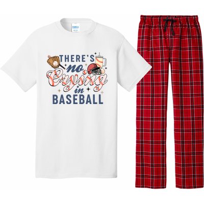 ThereS No Crying In Boojee Baseball Mama Pajama Set