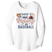 ThereS No Crying In Boojee Baseball Mama Women's Perfect Tri Tunic Long Sleeve Shirt