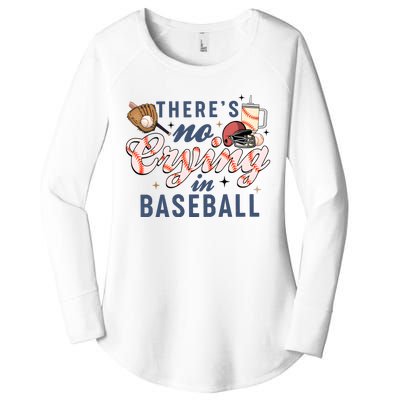 ThereS No Crying In Boojee Baseball Mama Women's Perfect Tri Tunic Long Sleeve Shirt