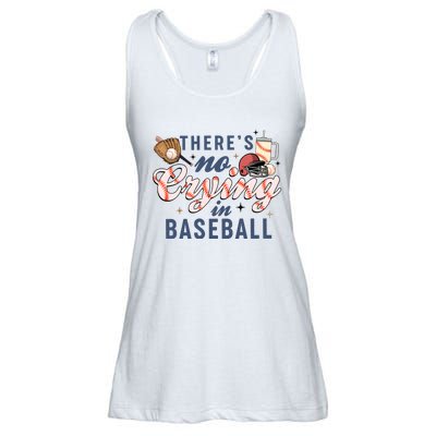 ThereS No Crying In Boojee Baseball Mama Ladies Essential Flowy Tank