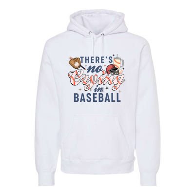 ThereS No Crying In Boojee Baseball Mama Premium Hoodie