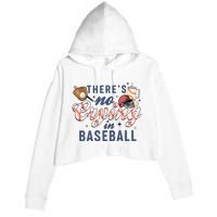 ThereS No Crying In Boojee Baseball Mama Crop Fleece Hoodie