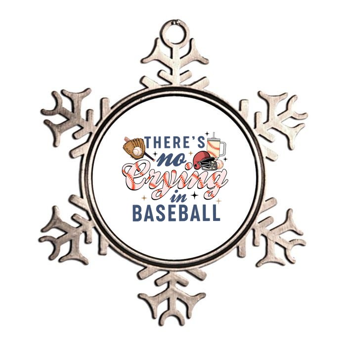 ThereS No Crying In Boojee Baseball Mama Metallic Star Ornament