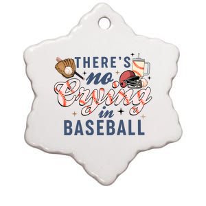 ThereS No Crying In Boojee Baseball Mama Ceramic Star Ornament