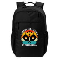 Theres No Crying In Pickleball Sports Love Funny Retro Backpack