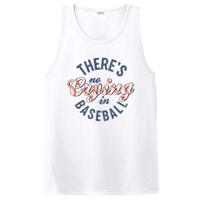 ThereS No Crying In Mama Baseball Funny PosiCharge Competitor Tank