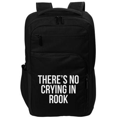 ThereS No Crying In Rook Funny Card Game Impact Tech Backpack