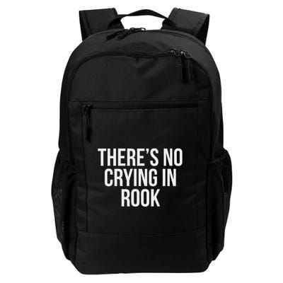 ThereS No Crying In Rook Funny Card Game Daily Commute Backpack