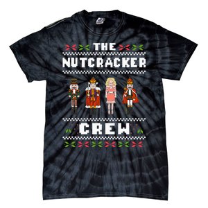 The Nutcracker Crew Nutcracker Ugly Christmas Sweater Ballet Tie-Dye T-Shirt