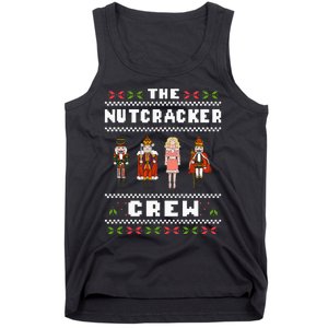 The Nutcracker Crew Nutcracker Ugly Christmas Sweater Ballet Tank Top