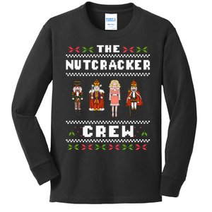 The Nutcracker Crew Nutcracker Ugly Christmas Sweater Ballet Kids Long Sleeve Shirt