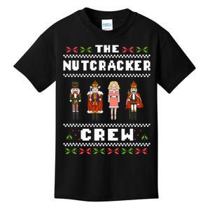 The Nutcracker Crew Nutcracker Ugly Christmas Sweater Ballet Kids T-Shirt