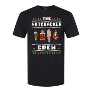 The Nutcracker Crew Nutcracker Ugly Christmas Sweater Ballet Softstyle CVC T-Shirt