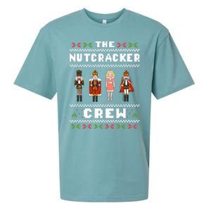 The Nutcracker Crew Nutcracker Ugly Christmas Sweater Ballet Sueded Cloud Jersey T-Shirt