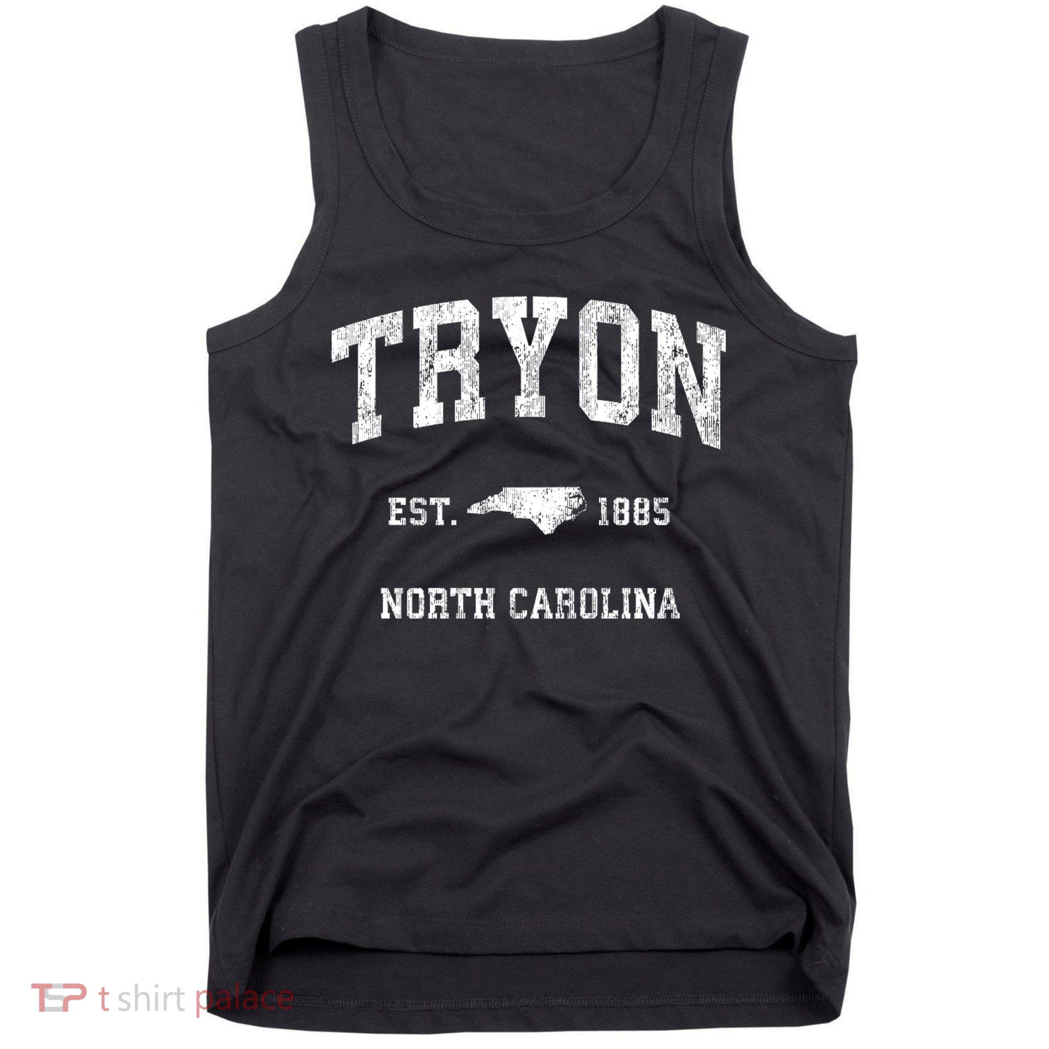 Tryon North Carolina Nc Vintage Athletic Sports Tank Top