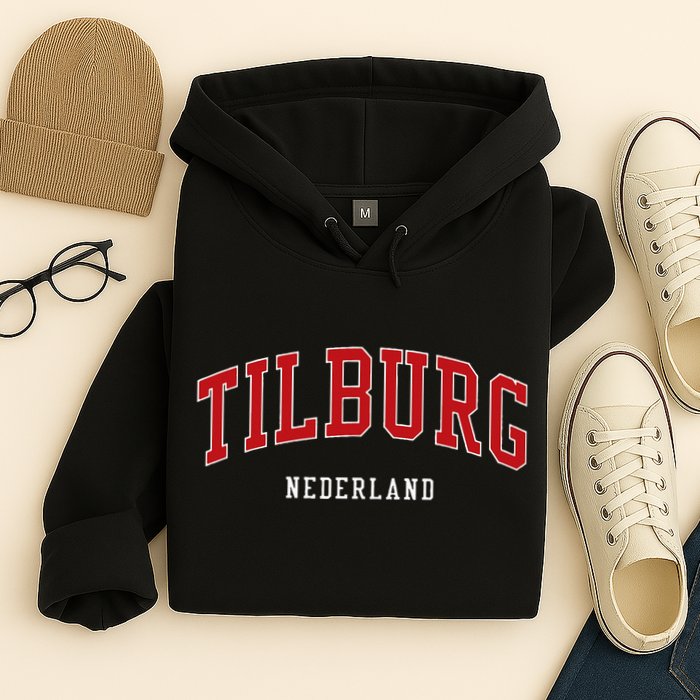 Tilburg Netherlands College University Style Hoodie