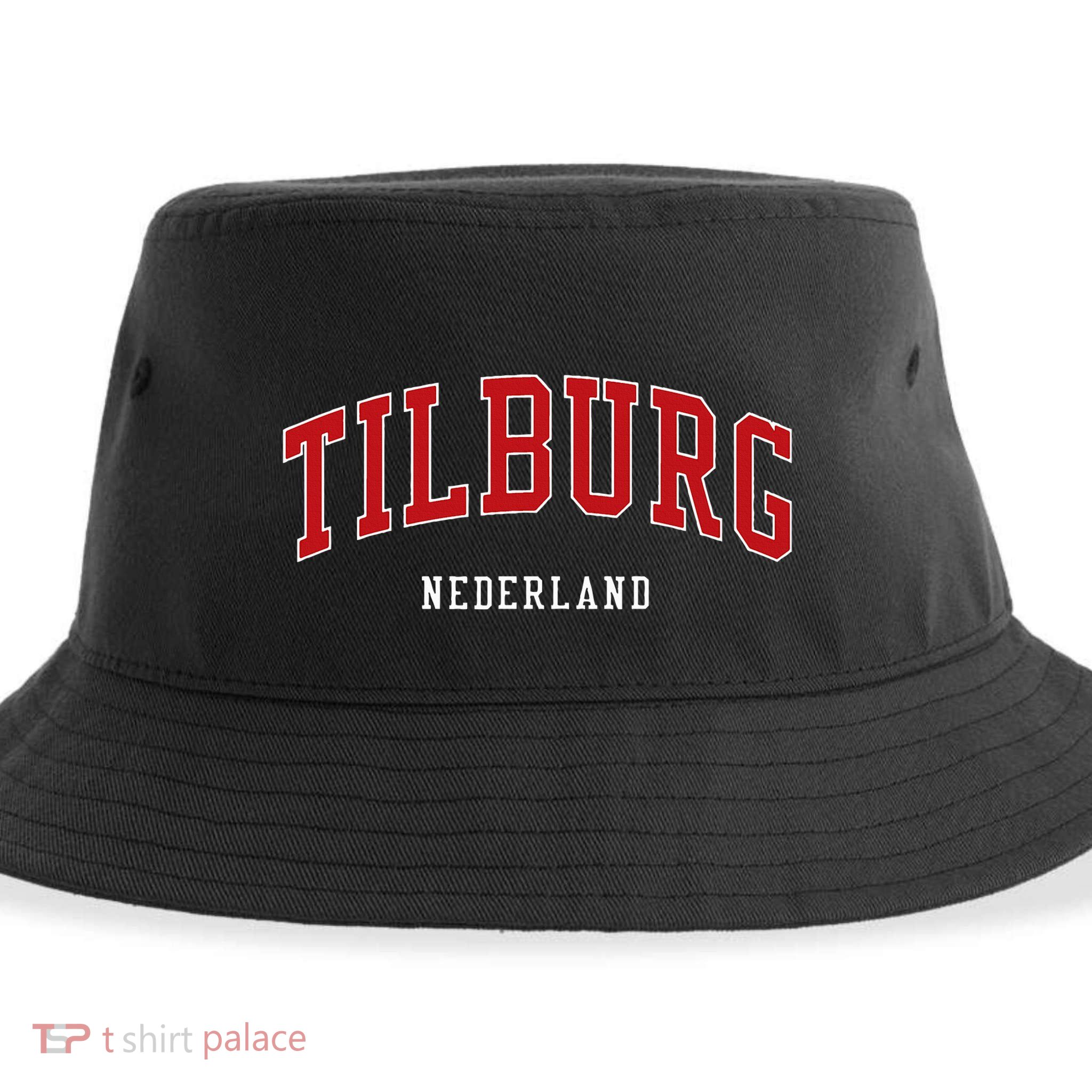 Tilburg Netherlands College University Style Sustainable Bucket Hat