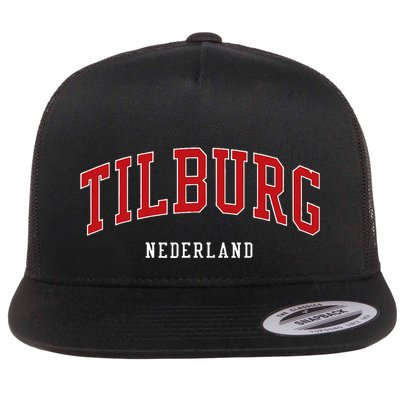 Tilburg Netherlands College University Style Flatbill Hat