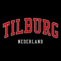 Tilburg Netherlands College University Style Pom Pom 12in Knit Beanie