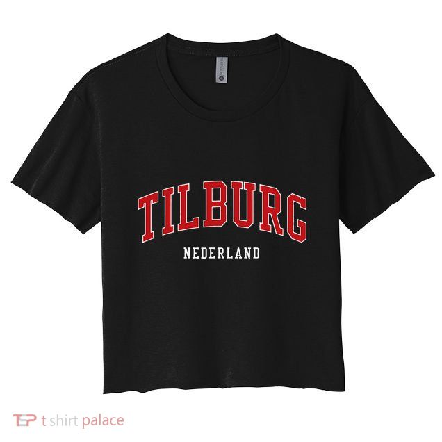 Tilburg Netherlands College University Style Crop Top