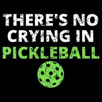 There's No Crying In Pickleball Paddles Sport Impact Tech Backpack