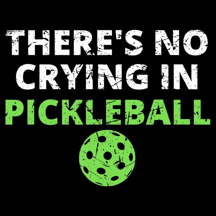 There's No Crying In Pickleball Paddles Sport Impact Tech Backpack