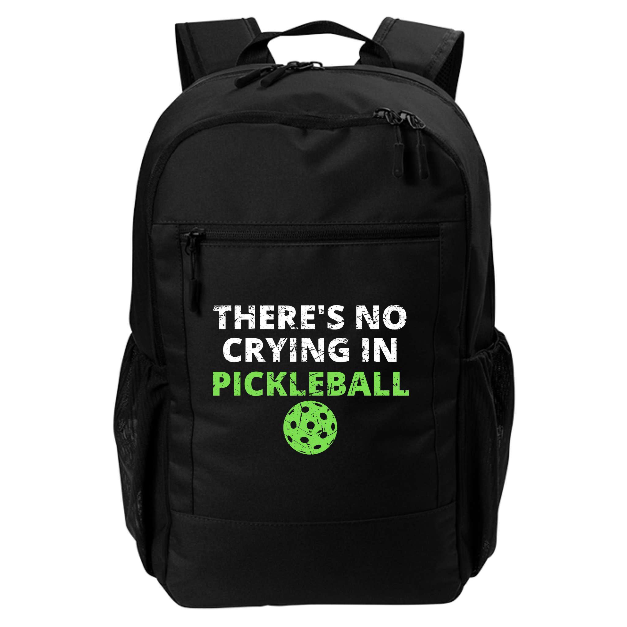 There's No Crying In Pickleball Paddles Sport Backpack