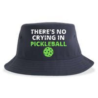 There's No Crying In Pickleball Paddles Sport Sustainable Bucket Hat