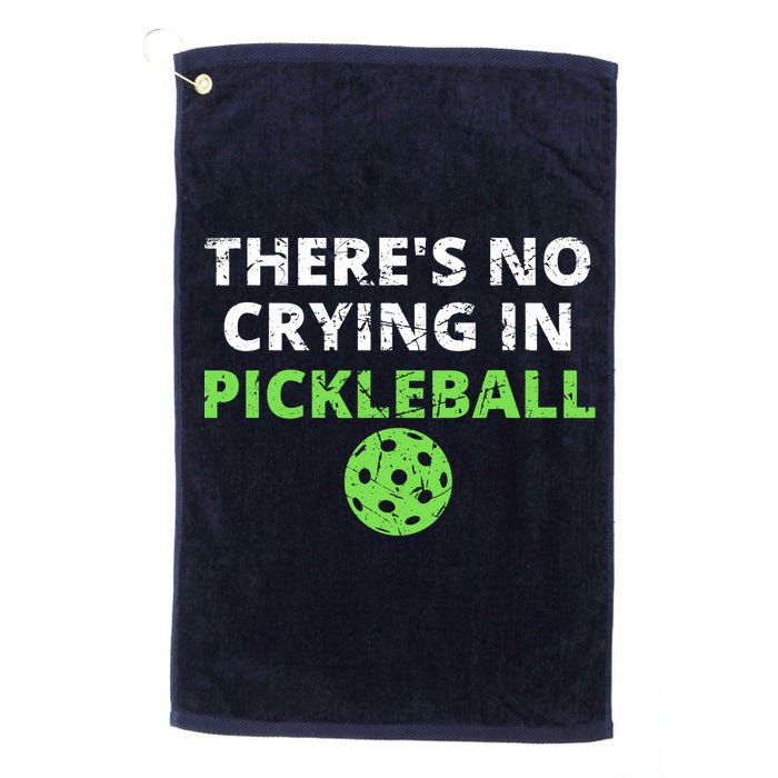 There's No Crying In Pickleball Paddles Sport Golf Towel