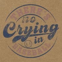 ThereS No Crying In Baseball Cotton Canvas Backpack