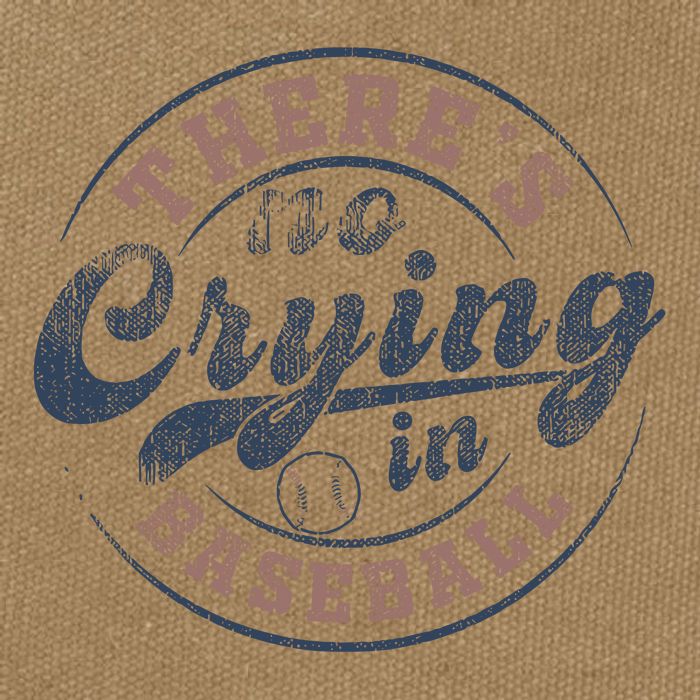 ThereS No Crying In Baseball Cotton Canvas Backpack