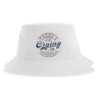 ThereS No Crying In Baseball Sustainable Bucket Hat