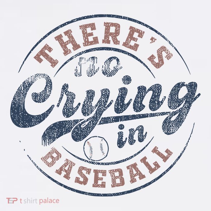 ThereS No Crying In Baseball Flatbill Hat