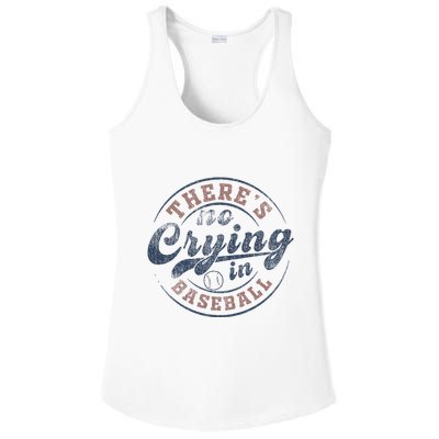 ThereS No Crying In Baseball Ladies PosiCharge Competitor Racerback Tank