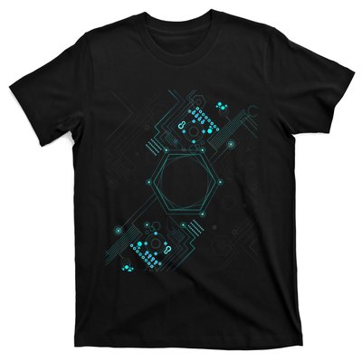 Tech Nerd Computer Geek Computer Circuit Engineer Gifts T-Shirt