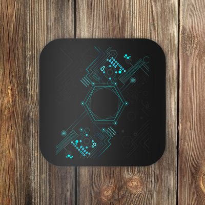 Tech Nerd Computer Geek Computer Circuit Engineer Gifts Coaster