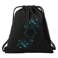 Tech Nerd Computer Geek Computer Circuit Engineer Gifts Drawstring Bag