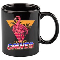 Team No Calves Flamingo Bodybuilding Gym Fitness Training 11oz C Handle Ceramic Mug