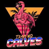 Team No Calves Flamingo Bodybuilding Gym Fitness Training Zip Tote Bag