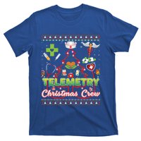 Telemetry Nurse Christmas Crew Tree Stethoscope Sweater Ugly Gift T-Shirt