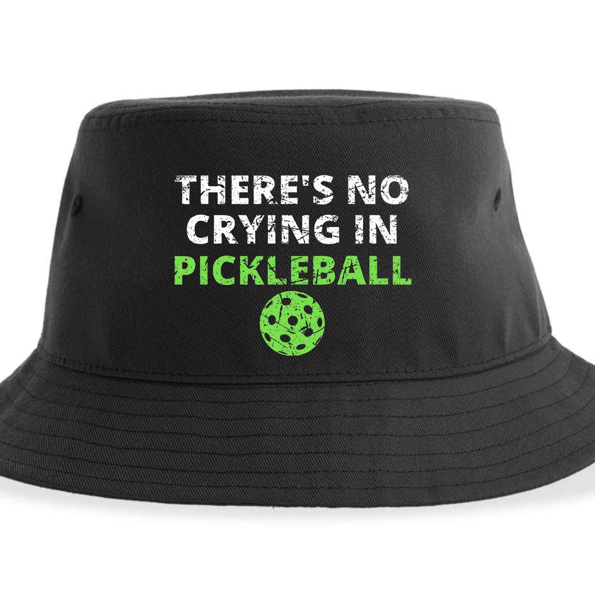 ThereS No Crying In Pickleball Paddles Sport Sustainable Bucket Hat