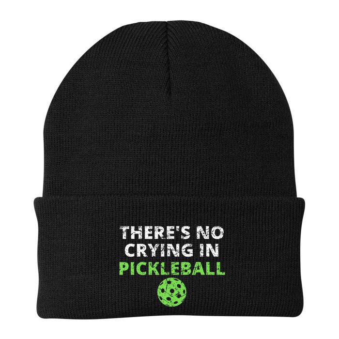 ThereS No Crying In Pickleball Paddles Sport Beanie