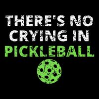 ThereS No Crying In Pickleball Paddles Sport Drawstring Bag