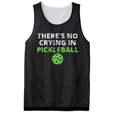 ThereS No Crying In Pickleball Paddles Sport Mesh Reversible Basketball Jersey Tank