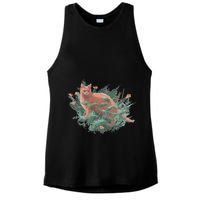Threadless Nate Christenson Impressionist Cat Ladies PosiCharge Tri-Blend Wicking Tank