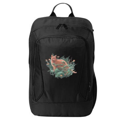 Threadless Nate Christenson Impressionist Cat City Backpack