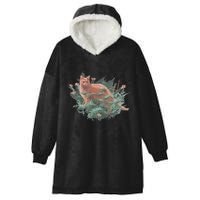 Threadless Nate Christenson Impressionist Cat Hooded Wearable Blanket