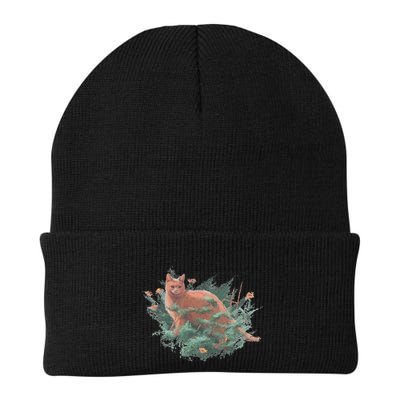 Threadless Nate Christenson Impressionist Cat Beanie