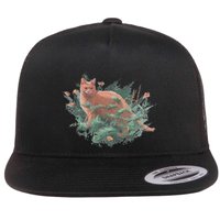 Threadless Nate Christenson Impressionist Cat Flatbill Hat