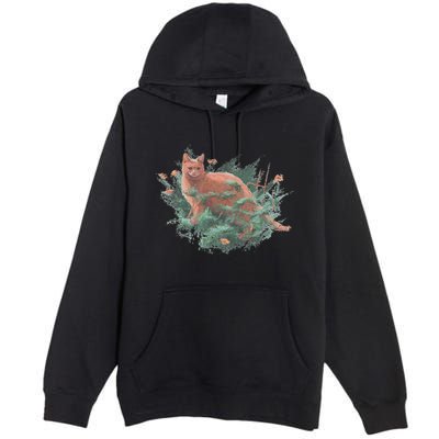 Threadless Nate Christenson Impressionist Cat Premium Pullover Hoodie